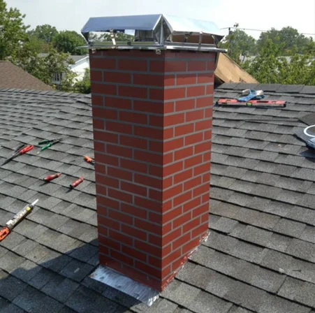 Prefabricated Chimney Installation Water Mill NY